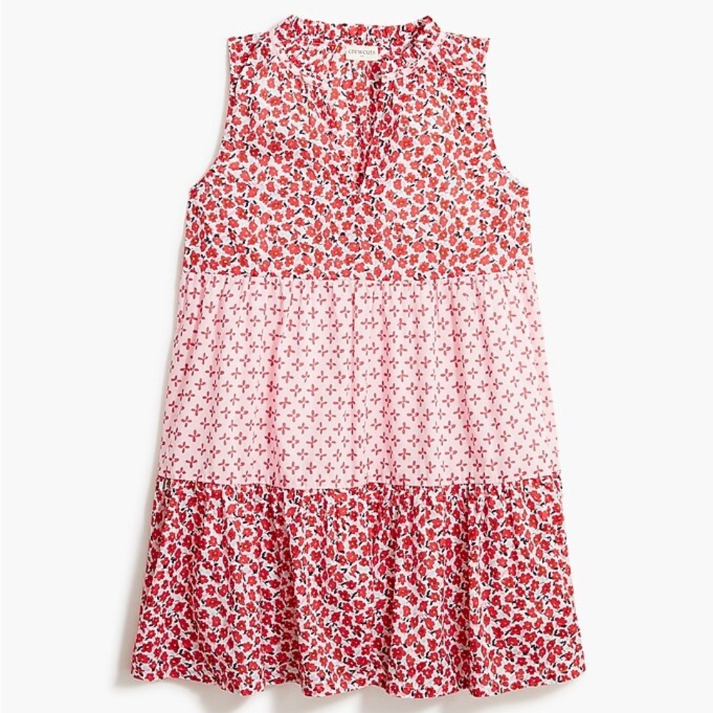 Crewcuts Floral Tiered Coverup Dress